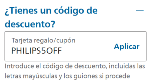 donde introducir el codigo philips