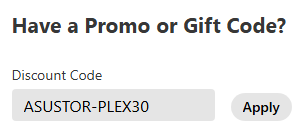 how to apply plex promo code