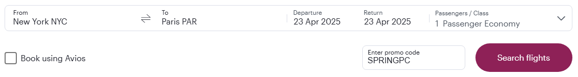 how to apply qatar airways promo code