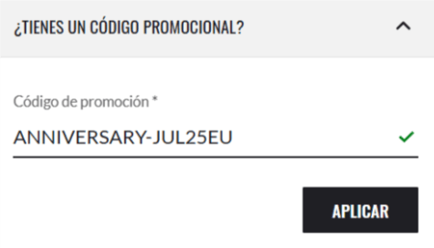 donde introducir el codigo rayban