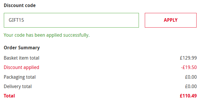 how to apply red letter days promo code