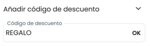 donde introducir el codigo la redoute