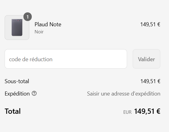 Comment utiliser un code promo Plaud