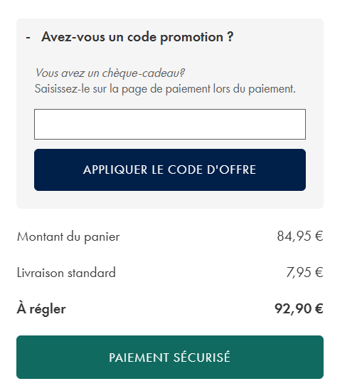 Comment utiliser un code promo Charles Tyrwhitt