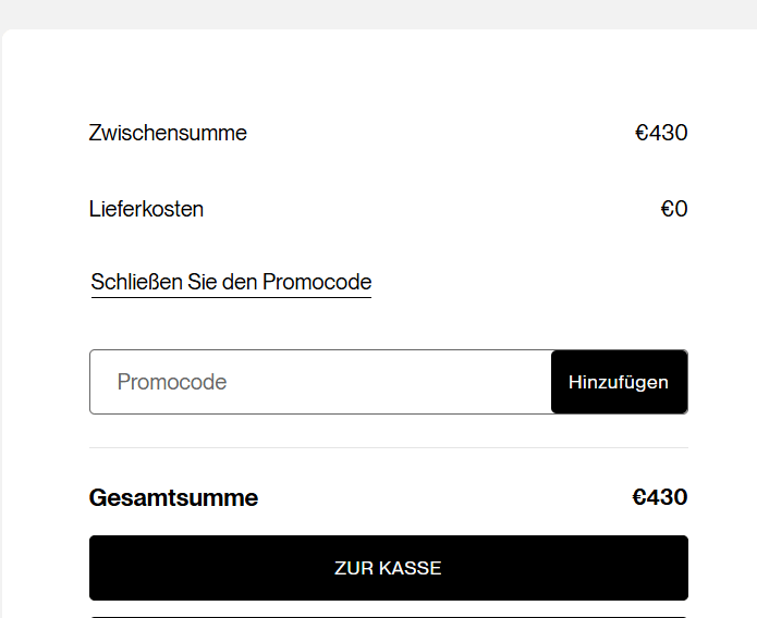 Wie wende ich einen Hogan Gutschein an