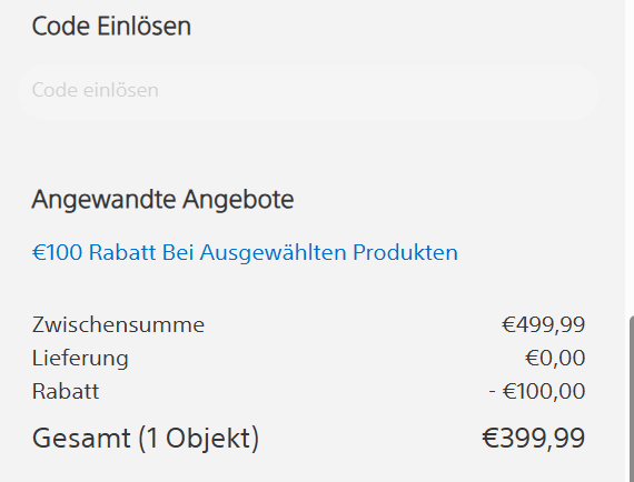 Wie wende ich einen PlayStation Gutschein an