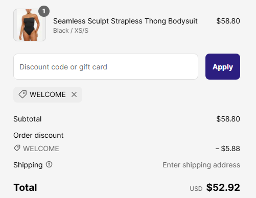 how to apply Shapellx Coupon Code