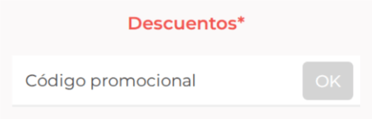 donde introducir el codigo showroomprive