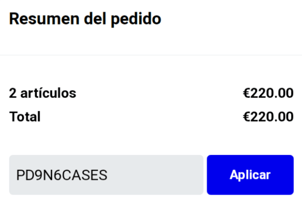 donde introducir el codigo sports direct