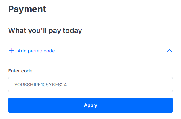 how to apply sykes cottages discount code