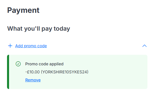 how to apply sykes cottages voucher code