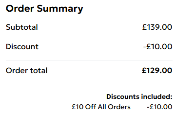 debenhams voucher code applied at checkout