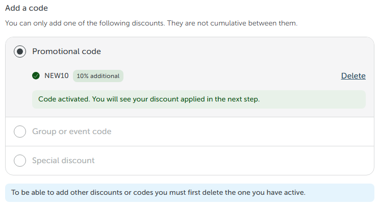 how to apply barcelo discount code