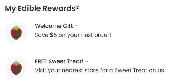 edible arrangements specials