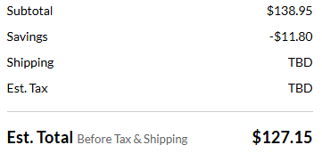 gap discount code applied