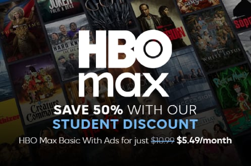 hbo max student discount code