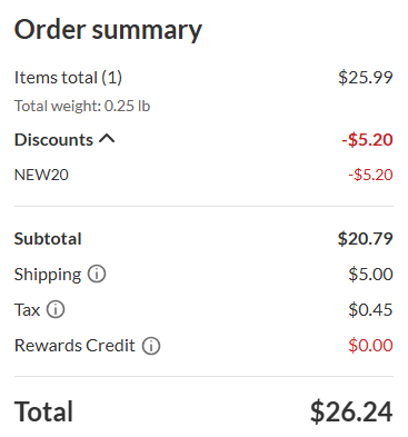 iherb discount code applied