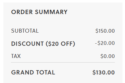vionic discount in order summary