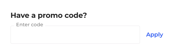 quill discount code box