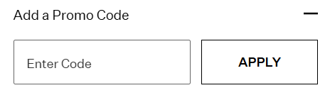EILEEN FISHER promo code box