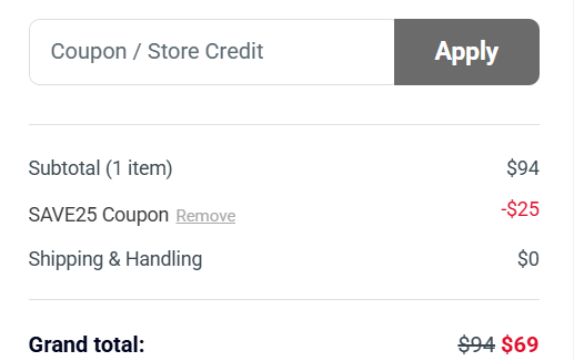 glassesUSA coupon applied