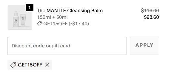 u beauty coupon applied