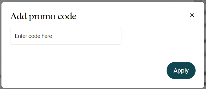 luxury escapes code box