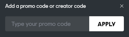 how to apply promo code