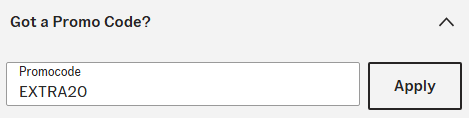 how to apply a vans promo code