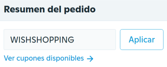 donde introducir el codigo wish